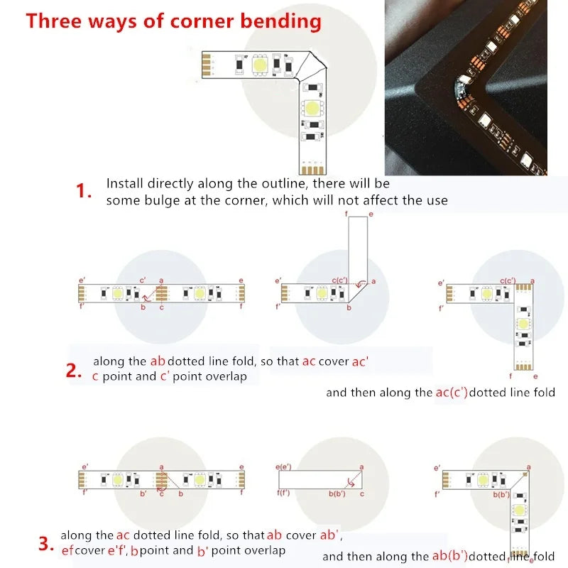 TV Backlight Music Sync USB Powered RGB LED Strip Light for 15 - 80 Inch TV, Mirror, PC
