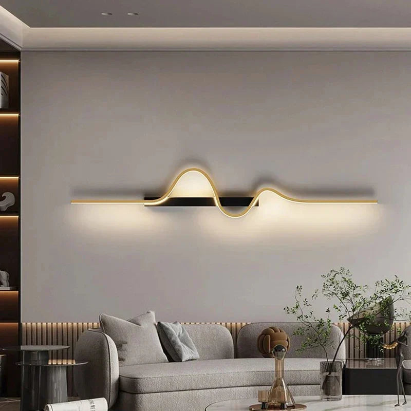 Dlight Decor Black Modern LED Wall Light Fixture