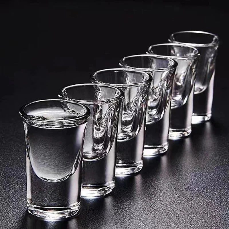 Dlight Decor 6pc 15ml Shot Glass Set – Thick Bottom Mini Liquor Cups