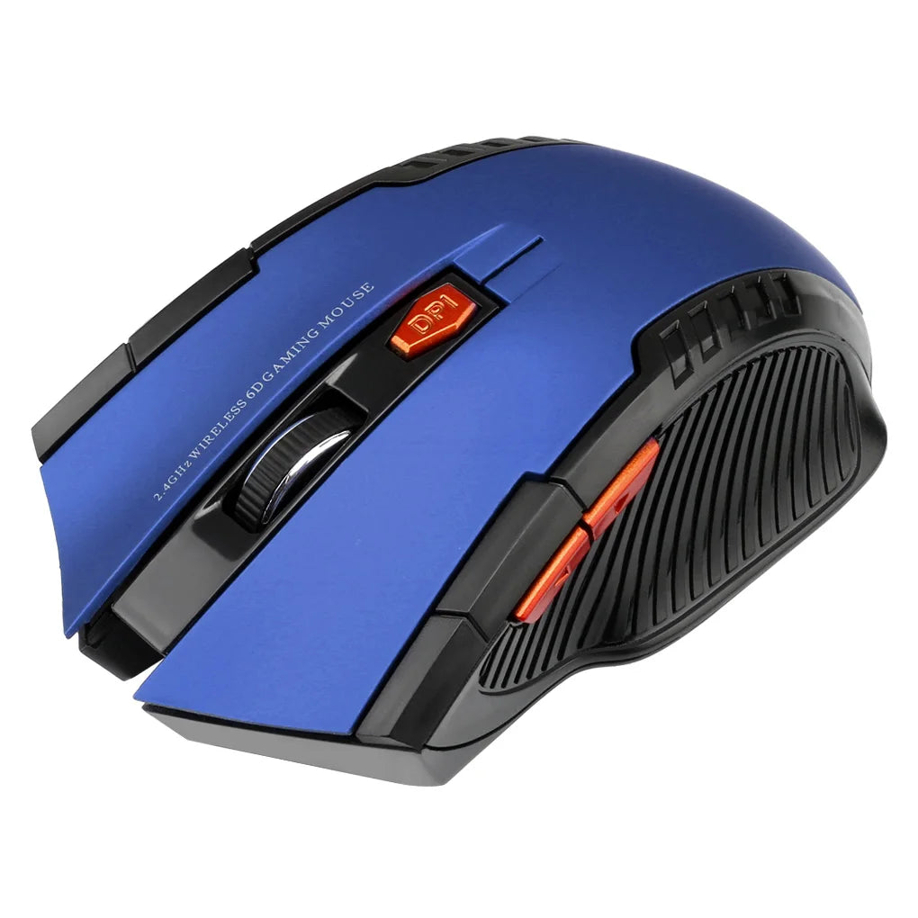 2.4G Wireless Mouse 1600DPI Optical Mouse Gamer for Computer 6 Buttons Wireless Mice with USB Receiver for PC Laptop Accessories