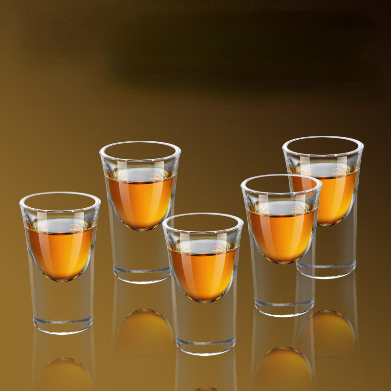 Dlight Decor 6pc 15ml Shot Glass Set – Thick Bottom Mini Liquor Cups