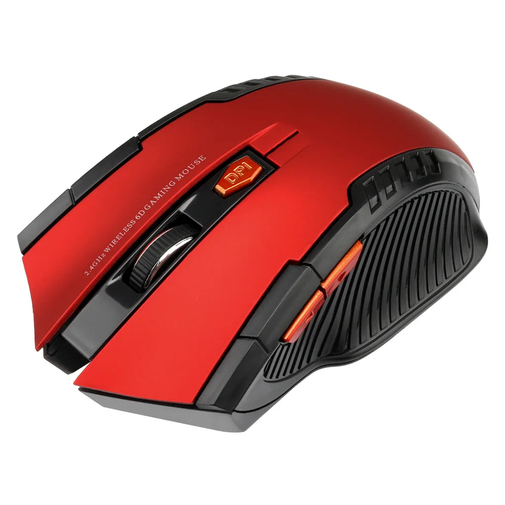 2.4G Wireless Mouse 1600DPI Optical Mouse Gamer for Computer 6 Buttons Wireless Mice with USB Receiver for PC Laptop Accessories