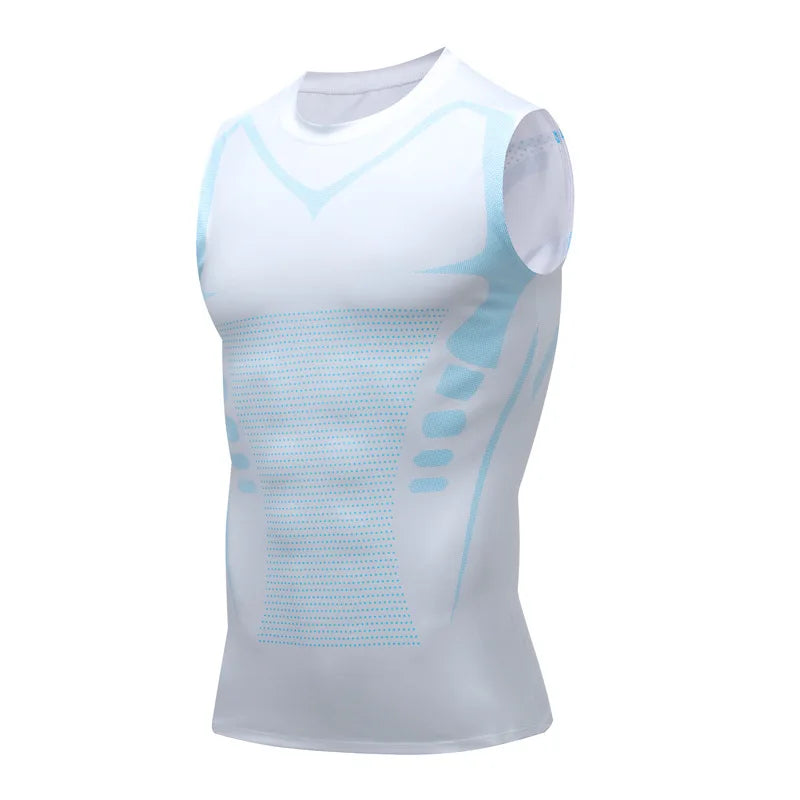 Mans Compression Tank Top Men Gym Shirt Sleeveless Quick Dry Sportswear Male Fitness Bodybuilding Vest Workout Muscle Top